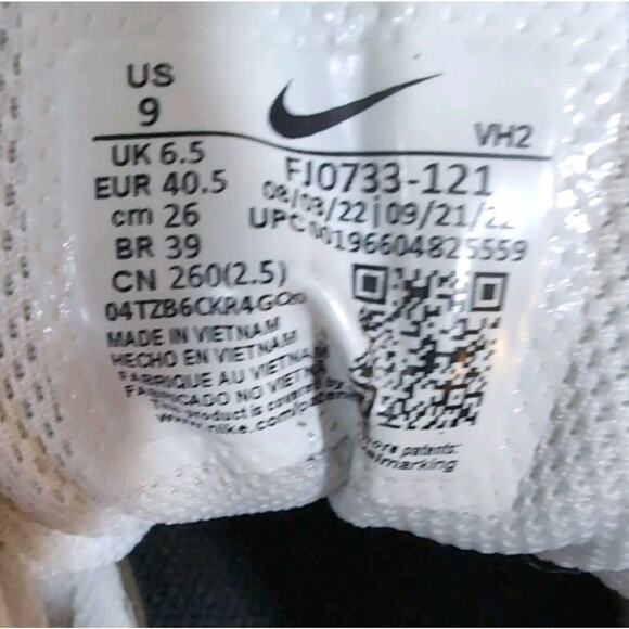 Nike Air Max SC White Black Volt 2022 Women's Size 9 FJO733-121 - Picture 11 of 11